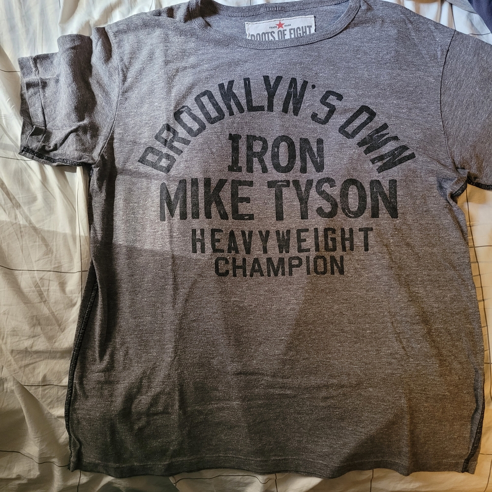 Rare Mike Tyson Roots of Fight T-Shirt Large